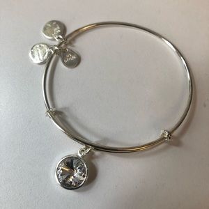Silver alex and ani bracelet